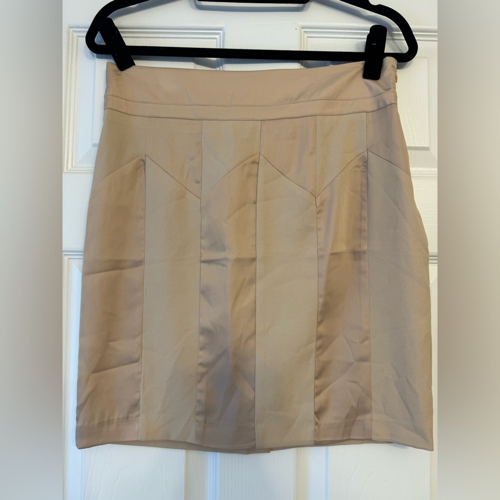 Love21 Tan Pencil Skirt